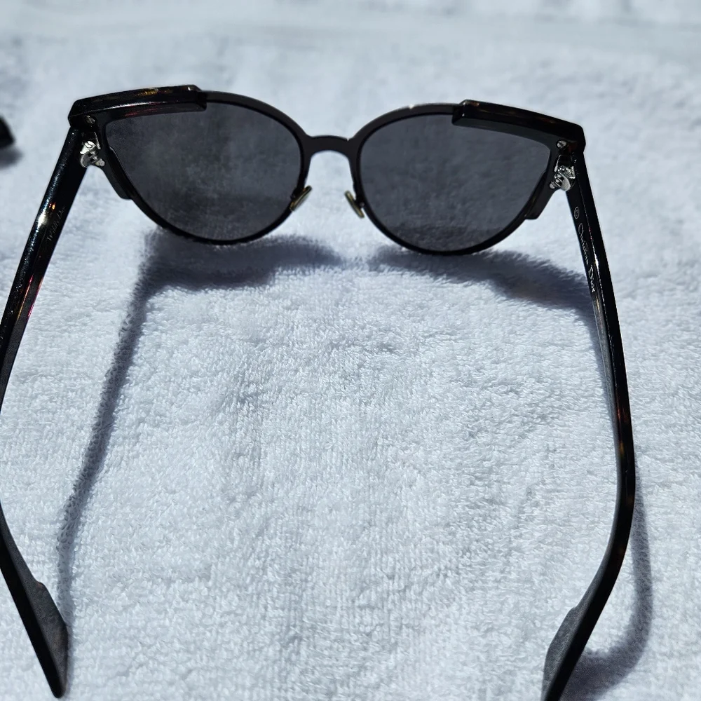 CHRISTIAN‎ DIOR WILDLY DIOR/S P7L-Y1 RED HAVANA/GRAY SUNGLASSES AUTHENTIC